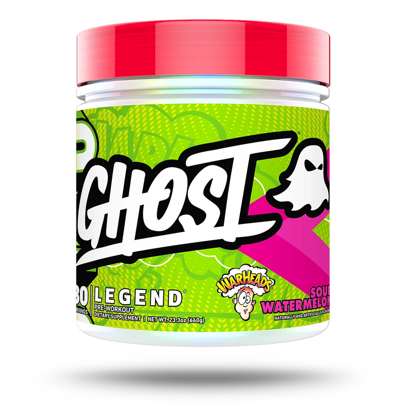 GHOST Legend V4 Warheads Sour Watermelon, 30 servings